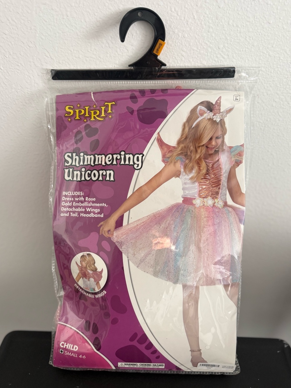 Spirit Shimmering Unicorn Kids Costume - Pink Multicolor